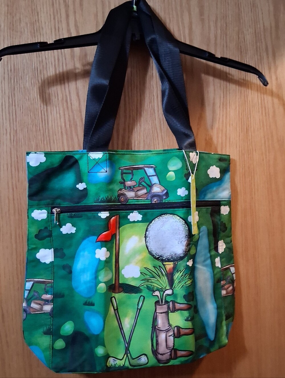 Golf Love Cute Tote Bag from the brand 84Hoods. Super Cute Golf Theme Tote